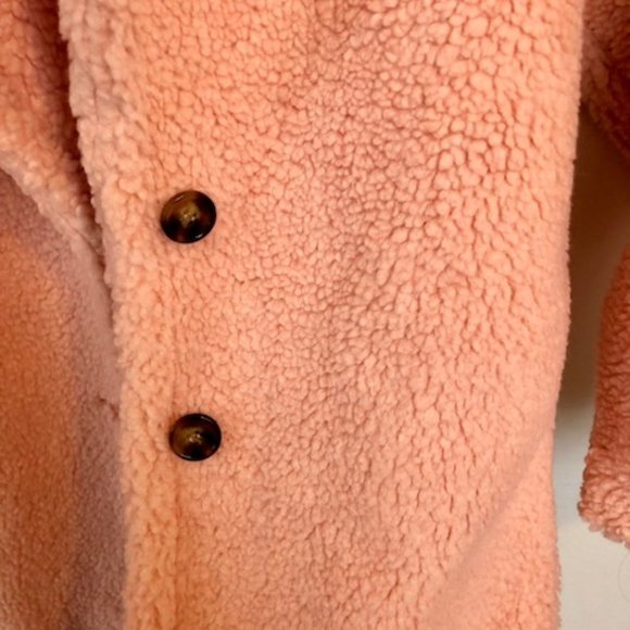 Pink Lucy Paris Jillian Teddy Coat - Picture 4 of 4